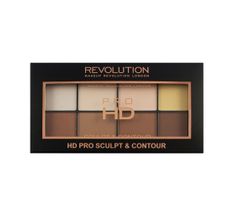 Makeup Revolution Pro HD Sculpt & Contour Palette – zestaw do konturowania twarzy (1 szt.)