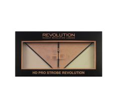 Makeup Revolution Pro HD Strobe Revolution Palette – paleta rozświetlaczy do strobingu (1 szt.)