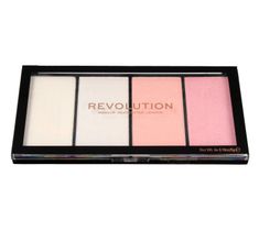 Makeup Revolution Re-Loaded Lustre – paleta rozświetlaczy Lights Cool (1 szt.)