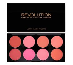 Makeup Revolution Ultra Blush Palette 8 -  zestaw róży do policzków All About Cream (13 g)