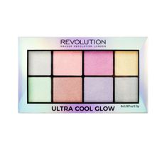 Makeup Revolution Ultra Cool Glow Palette - zestaw rozświetlaczy (1 szt.)