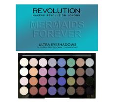 Makeup Revolution Ultra Palette 32 - zestaw cieni do powiek Mermaids Forever (16 g)