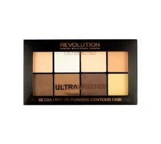 Makeup Revolution Ultra Pro HD Powder Contour - zestaw pudrów prasowanych do twarzy Fair (20 g)