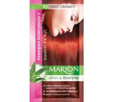 Marion Aloes & Keratyna – szampon koloryzujący do włosów nr 93 Owoc Granatu (80 ml)