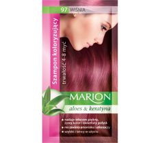 Marion Aloes & Keratyna – szampon koloryzujący do włosów nr 97 Wiśnia (80 ml)