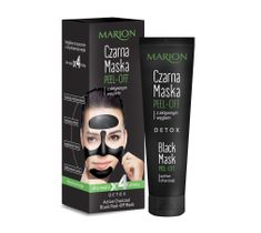 Marion Detox – czarna maska peel-off  z aktywnym węglem (25 g)