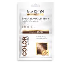 Marion Mari Color – maska ożywiająca kolor włosów farbowanych Brąz (2 x 20 ml)