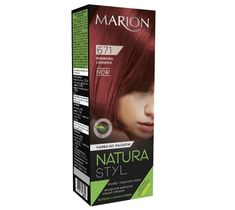 Marion Natura Styl – farba do włosów – Rubinowa czerwień nr 671 (80 ml)