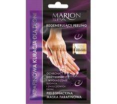 Marion Spa – peeling i maska – parafinowa kuracja do dłoni (4 g + 6 ml)