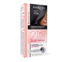 Marion Two Step Shine Reflex – szampon koloryzujący nr 400 Hebanowy Twist  (1 op.)
