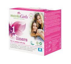 Masmi – Girls wkładki higieniczne z bawełny organicznej Size 1 (12 szt.)