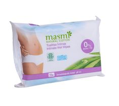 Masmi – Natural Cotton wilgotne chusteczki do higieny intymnej (20 szt.)