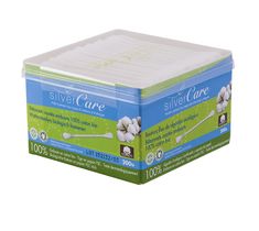 Masmi Silver Care patyczki higieniczne do uszu z bawełny organicznej (200 szt.)