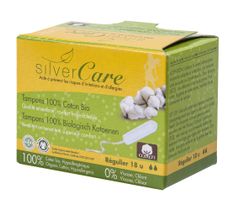 Masmi Silver Care tampony bez aplikatora z bawełny organicznej Regular (18 szt.)