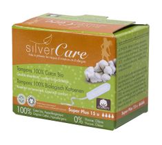 Masmi Silver Care tampony bez aplikatora z bawełny organicznej Super Plus 15szt