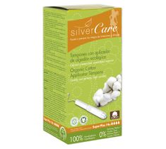 Masmi Silver Care tampony z aplikatorem z bawełny organicznej Super Plus 14szt