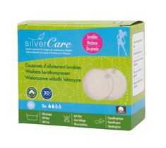 Masmi Silver Care wkładki laktacyjne wielorazowe z bawełny organicznej (2 szt.)