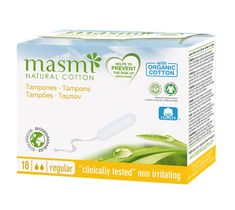 Masmi – Tampons tampony z bawełny organicznej Regular (18 szt.)