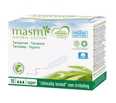 Masmi – Tampons tampony z bawełny organicznej Super (18 szt.)