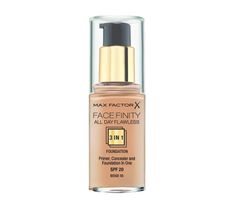 Max Factor Facefinity All Day Flawless 3w1 podkład do twarzy nr 55 Beige 30 ml