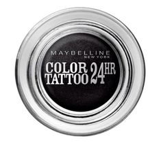 Maybelline Color Tattoo 24HR Kremowo-żelowy cień do powiek nr 60 Timeless Black 4ml