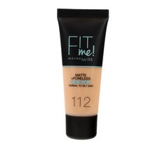 Maybelline Fit Me! Podkład matujący nr 112 Soft Beige  30ml