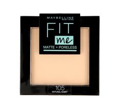 Maybelline Fit Me! – puder matujący do twarzy 105 Natural Ivory (9 g)