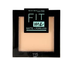 Maybelline Fit Me! – puder matujący do twarzy 115 Ivory (9 g)