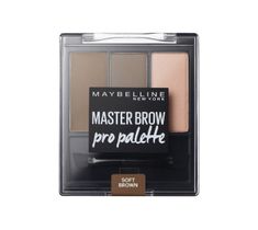 Maybelline Master Brow Design Kit zestaw do brwi 3 Soft Brown 3,4g