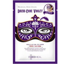 Mediheal Dress Code Violet karnawałowa maska rozświetlająca do twarzy 24ml