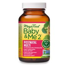 Mega Food Baby & Me 2 Postnatal Multi wsparcie poporodowe dla mamy i dziecka suplement diety (60 tabletek)