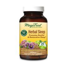 Mega Food Herbal Sleep tabletki na dobry sen suplement diety (30 tabletek)