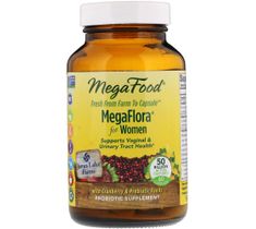 Mega Food MegaFlora For Women 16 szczepów bakterii dla kobiet suplement diety 60 tabletek