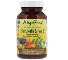 Mega Food Skin Nails & Hair skóra paznokcie włosy multiwitamina suplement diety 60 tabletek