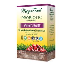 Mega Food Women's Health Shelf-Stable Probiotics probiotyk dla kobiet suplement diety 30 tabletek