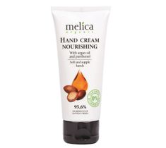 Melica Organic Hand Cream Nourishing odżywczy krem do rąk z olejem arganowym i pantenolem (100 ml)