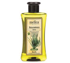 Melica Organic Shampoo Shine szampon do włosów nadający połysk z proteinami pszennymi i ekstraktem z aloesu (300 ml)