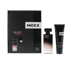Mexx Black Woman zestaw woda toaletowa spray (30 ml) + żel pod prysznic (50 ml)