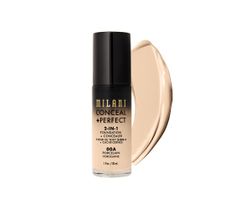 Milani Conceal + Perfect 2-in-1 Foundation + Concealer kryjący podkład do twarzy 00A Porcelain (30 ml)