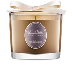 Millefiori Via Brera Fragrance Candle świeczka zapachowa Sandalwood 180g