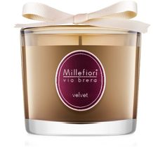 Millefiori Via Brera Fragrance Candle świeczka zapachowa Velvet 180g