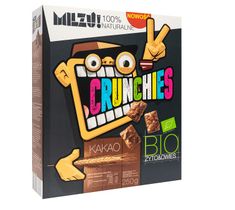 Milzu! Crunchies Bio Rye & Oat płatki żytnio-owsiane Cocoa 450g
