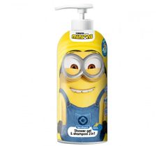 Minionki Żel pod prysznic i szampon 2w1 Banan 1000ml