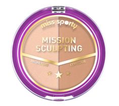 Miss Sporty Mission Sculpting paleta do konturowania twarzy 001 Mission Blondy 9g