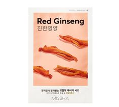 Missha Airy Fit Sheet Mask rewitalizująca maseczka w płachcie z ekstraktem z żeń-szenia Red Ginseng 19ml