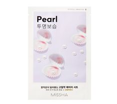 Missha Airy Fit Sheet Mask rozświetlająca maseczka w płachcie z ekstraktem z perły Pearl 19ml