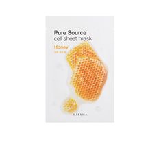 Missha Pure Source Cell Sheet Mask bawełniania maska na twarz Honey 21g
