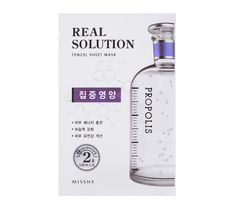 Missha Real Solution Tencel Sheet Mask Vitalizing Face Mask wzmacniająca maseczka do twarzy w płachcie 25g