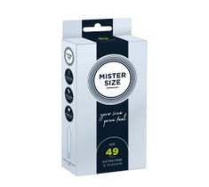 Mister Size Condoms prezerwatywy dopasowane do rozmiaru 49mm (10 szt.)