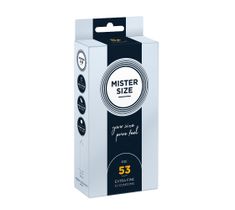 Mister Size Condoms prezerwatywy dopasowane do rozmiaru 53mm (10 szt.)